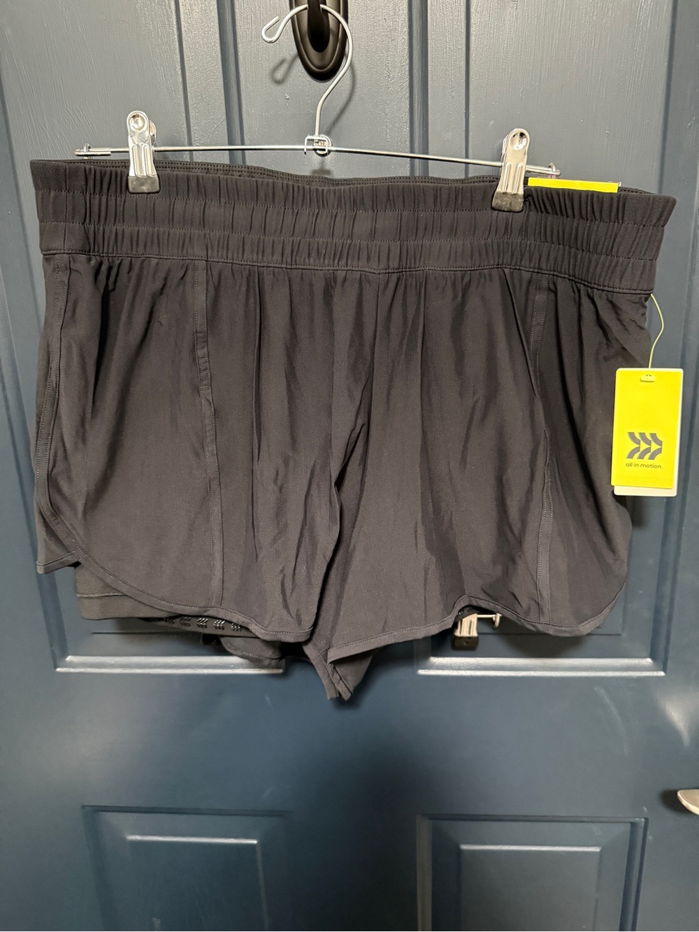 Target Black Women's Athletic Shorts with Built-In Liner
